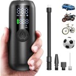 Pompe  vlo lectrique 150 psi, gonfleur de pneu de voiture, batterie 2000 mah, compresseur d'air rechargeabl ...