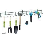 Ulisemporte - outils pour outils de jardin, 16 crochets, jusqu'à 80 kg, support mural pour outils, hbt ... Ulisemporte - outils pour outils de jardin, 16 crochets, jusqu'à 80 kg, support mural pour outils, hbt ...
