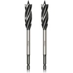 Ulisemprofessionnel foret à bois 17mm x 165mm x 2pcs mèche à tarière avce auto - alimenté pointe pilote, ... Ulisemprofessionnel foret à bois 17mm x 165mm x 2pcs mèche à tarière avce auto - alimenté pointe pilote, ...