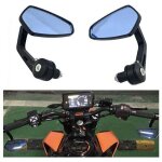 Ulisemrtroviseurs moto, 7 / 8  22mm retroviseur moto embout de guidon, anti - glare moto rtroviseurs ...