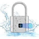 Serrure  empreinte digitale, serrure intelligente, tanche, cadenas  empreinte digitale, chargement ...