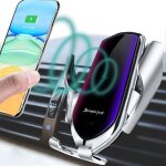 Ulisemsupport de chargeur de voiture sans fil, support de téléphone portable à serrage et ventilation ... Ulisemsupport de chargeur de voiture sans fil, support de téléphone portable à serrage et ventilation ...