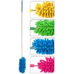 Mini plumeau tlescopique microfibre ? 76 cm ? couleurs assorties ? nettoyage facile