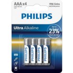 Ultra lr03 pile lr3 (aaa) alcaline(s) 1. 5 v 4 pc(s) - philips