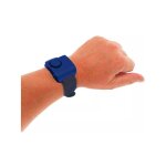 Alarme personnelle de dfense 130 db pour footing - bleue avec bracelet bleu