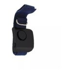 Alarme personnelle de dfense 130 db pour footing - noire / bracelet bleu