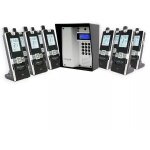 Interphone sans - fil ouverture gche / portail via combin - ultracom3 + visire noire + 9 combins