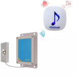 Kit sonnette m�tal bross� sans - fil 600m avec carillon 35 m�lodies (da600 + )