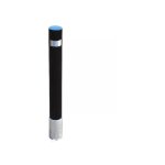 Ultra secure - potelet amovible 120p - b noir (clefs distinctes) haute r�sistance avec base enterr�e