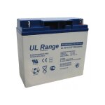 Ultracell - batterie rechargeable plomb / vrla 12v / 18ah gamme ul, sortie pour cosses � ?il 5, 0mm