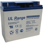 Ultracell - batterie rechargeable plomb / vrla 12v / 18ah gamme ul, sortie pour cosses � ?il 5, 0mm