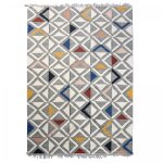 Unamourdetapis - tapis kilim fait à la main en laine 120x170 gris et blanc rectangle Unamourdetapis - tapis kilim fait à la main en laine 120x170 gris et blanc rectangle