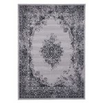 Unamourdetapis - tapis oriental 160x230 noir rectangle motif ethnique lyn1 vintor