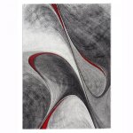 Unamourdetapis - tapis salon et chambre 280x380 rouge et gris rectangle tissé motif géométrique lyn8 ... Unamourdetapis - tapis salon et chambre 280x380 rouge et gris rectangle tissé motif géométrique lyn8 ...