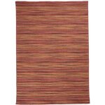 Unamourdetapis - tapis chambre en laine 60x110 rouge rectangle fait � la main