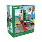 Brio world garage rail / route - 3 niveaux - accessoire pour circuit de train en bois - ravensburger ...