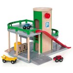 Brio world garage rail / route - 3 niveaux - accessoire pour circuit de train en bois - ravensburger ...