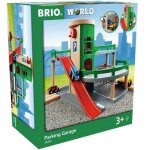Brio world garage rail / route - 3 niveaux - accessoire pour circuit de train en bois - ravensburger ...