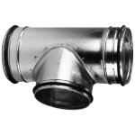 Unelvent - t  90 degrs - galva - veloduct - diamtre 200 / 200 / 200 867777