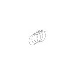 Unelvent - colliers fil, sachet de 4 unit�s, d 80 mm. (cof 80 (x4)) s&p france une860107