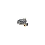 Gaine souple alu isole 125 pour gainable 10 mtres