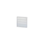 Unelvent - grille d'aration blanche 125  volet pour sche - linge ou vmc