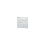 Unelvent - grille d'aration blanche 152  volet pour sche - linge ou vmc