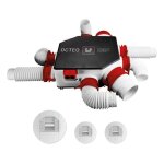 Unelvent - kit vmc hygro eco haute pression (longs rseaux) pour logement jusqu' 6 sanit, (607511)