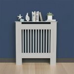 Unho - cache radiateur blanc - grille cache radiateur maison en mdf couvre radiateur bois cache - radiateur ...