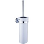 Unix - balayette de toilette murale avec support, c�ramique blanche / chrome un 13094k - 26 - nimco