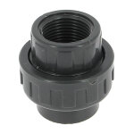 Raccord d'�vacuation pvc femelle - femelle �32 ? pression 16 bar ? taraudage 1' (26x34) ? joint epdm ...