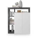 Vente - unique - calicosy - buffet haut 2 portes francfort - l108 cm Vente - unique - calicosy - buffet haut 2 portes francfort - l108 cm