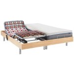 Vente - unique - lit �lectrique de relaxation tout plots + matelas m�moire de forme - 2 x 90 x 200 cm ...