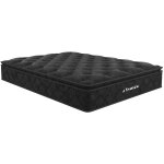 Vente - unique - matelas 160 x 200 cm ressorts ensach�s surmatelas int�gr� �p. 28cm - black dream de ...