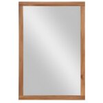 Vente - unique - miroir rectangle avec contour en bois d'acacia - 90 x 60 cm - sepang Vente - unique - miroir rectangle avec contour en bois d'acacia - 90 x 60 cm - sepang
