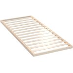 Vente - unique - sommier cadre  lattes encastrable 90 x 200 cm 14 lattes multiplis en bois de bouleau ...