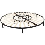 Vente - unique - sommier rond  lattes - 220 x 220 cm - roma de ysme