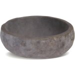 Vente - unique ? vasque � encastrer en pierre naturelle ? couleur grise ? dimensions 25 / 30 cm ? �paisseur ...