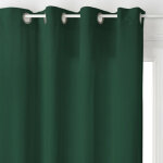Univers decor - rideau d'ameublement lilou effet velours 140 x 260 cm atmosphera - 1 panneau - vert jade ...