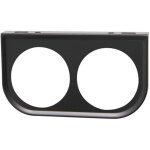 Universal black dual gauge mounting bracket pod - fits any make / model - mounts (2) 2 - 1 / 16' (52mm) ... Universal black dual gauge mounting bracket pod - fits any make / model - mounts (2) 2 - 1 / 16' (52mm) ...