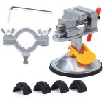 Universal mini banc �tau 38 mm, �tau d'�tabli en alliage d'aluminium, mini �tau de table � d�couper avec ...