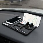 Universel voiture antid�rapant pad multifonction num�ro de stationnement carte auto support de t�l�phone ...