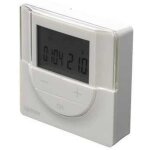 Uponor smatrix base thermostat d'ambiance prog. + rh t 148 bus 26. 5x80x80mm filaire digital blanc brillant ...