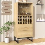 Urban meuble - meuble bar avec casier à bouteilles, support à verres suspendus et 2 tiroirs 60x39. 5x141cm ... Urban meuble - meuble bar avec casier à bouteilles, support à verres suspendus et 2 tiroirs 60x39. 5x141cm ...