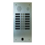 Urmet a83 / 214m plaque de rue audio 2 ranges 14 touches 2voice