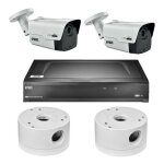 Kit de vidosurveillance urmet ip 5m avec nvr 8 canaux 4k poe 1098 / 858
