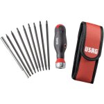 Usag - tournevis combidrive 333 k / sb10 coffret � cliquet int�gr� 10 inserts