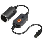 Usb c mle vers 12v voiture allume - cigare prise type - c vers allume - cigare adaptateur cble convertisseur ...