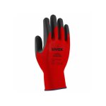Uvex - gants de manutention unilite 6605 rd taille 7, manutention g�n�rale, 1 paire, rouge ( prix pour ...