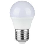 V - tac ampoule led - golf - support e27 - ip20 - blanc - 6. 5w - 600 lumens - 3000k